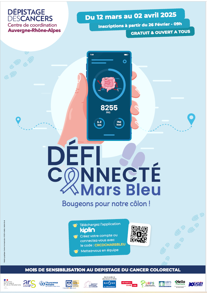 MARS BLEU DEFI CONNECTE