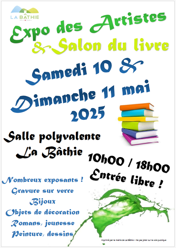 SALON DU LIVRE LA BATHIE